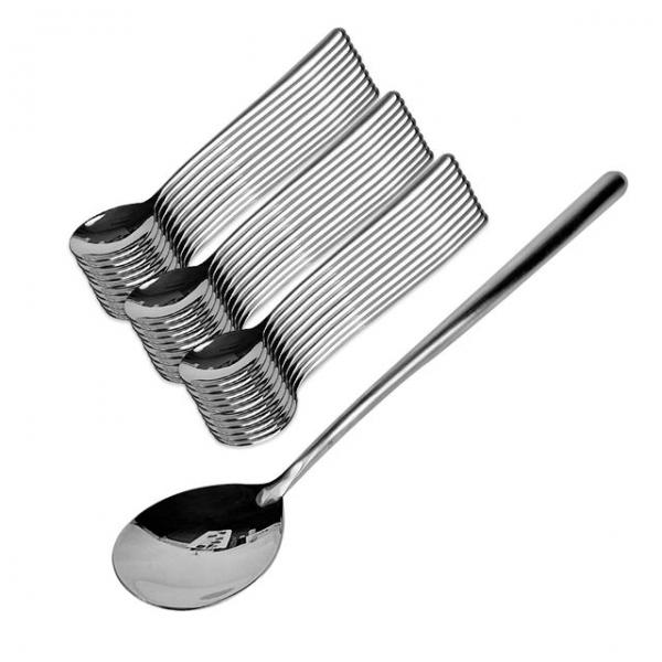 스텐 업소용 숟가락 세트 30P 라이트진공 식기 수저