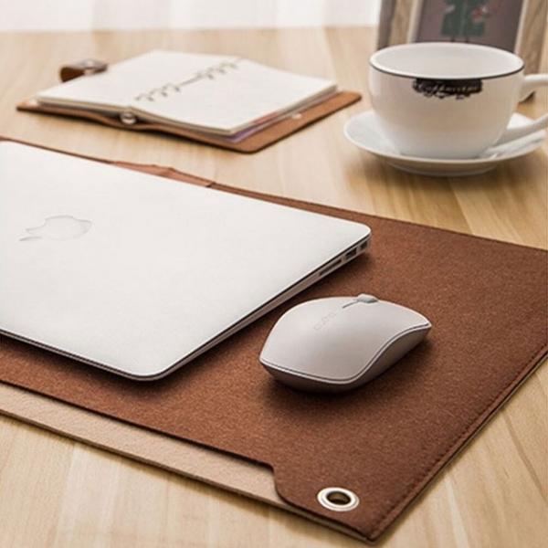 노트북 케이스 겸용 매트(브라운)