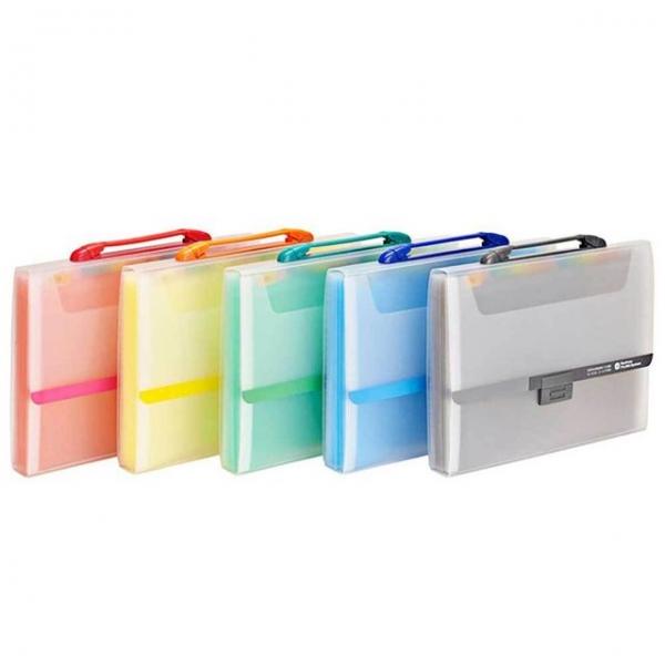 적색 투명 다큐먼트 화일 A4 12분류 L자