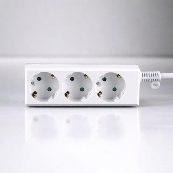 콘센트 멀티탭 3구 2호 전선연장 1.5M 전기연장