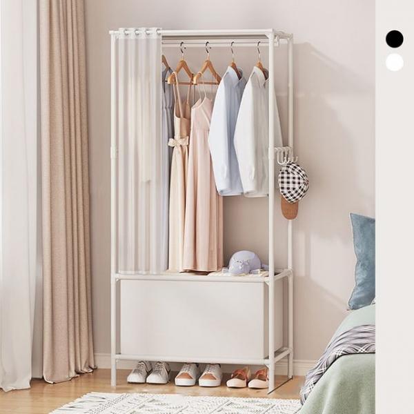 드레스룸 간이옷장 수납행거 조립식 수납 침실 소형