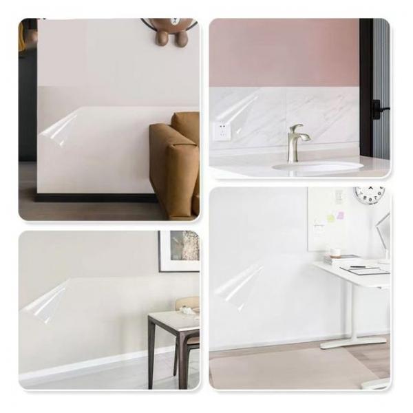 무점착 투명시트지 벽면 보호 필름 방수 주방 45cmx3m