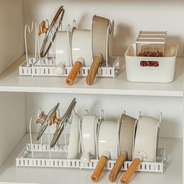 주방용품 그릇 식기 선반 2종 길이조절 건조대