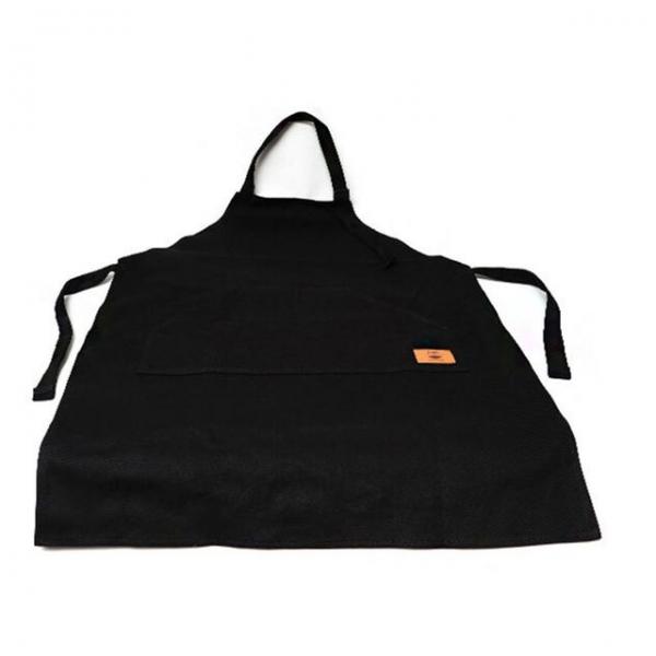 미술용 앞치마 블랙 캔퍼스 면 작업용 다용도 학생