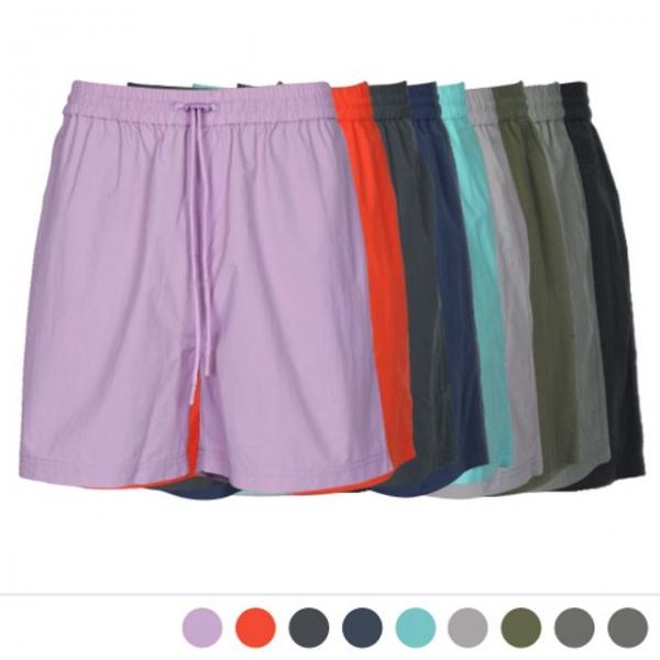 바스락 지퍼포켓 밴딩 반바지