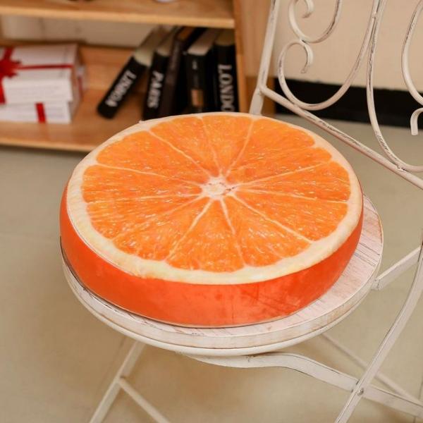 일반방석 상큼 프루츠 귤 방석 과일방석 두꺼운