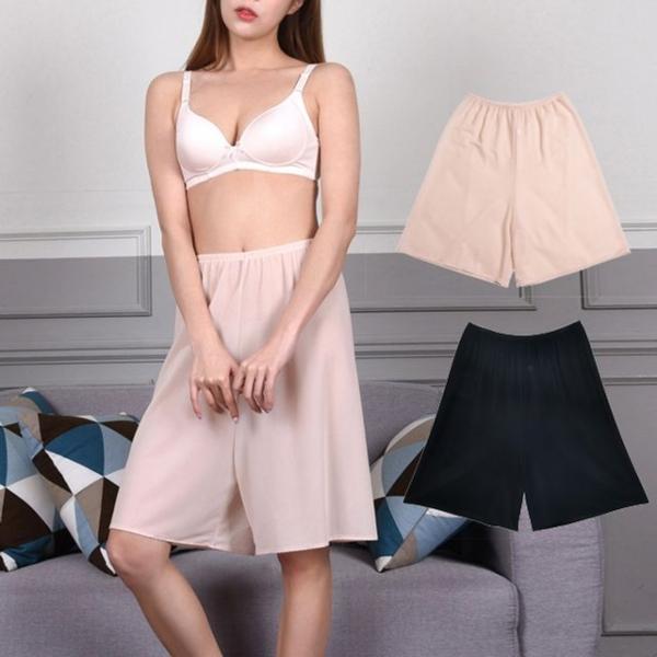 (린다)무지 인견 2컬러 와이드 5부 속바지