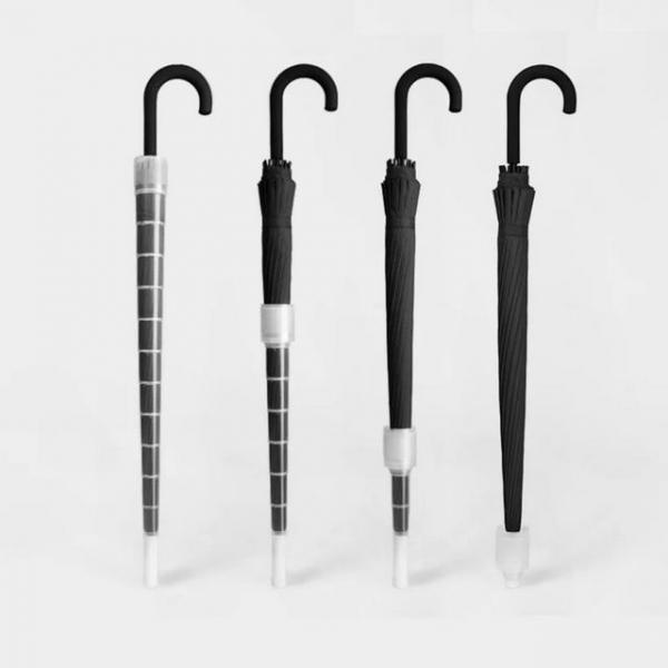 빗물받이 장우산 튼튼한 자바라 캡 장우산