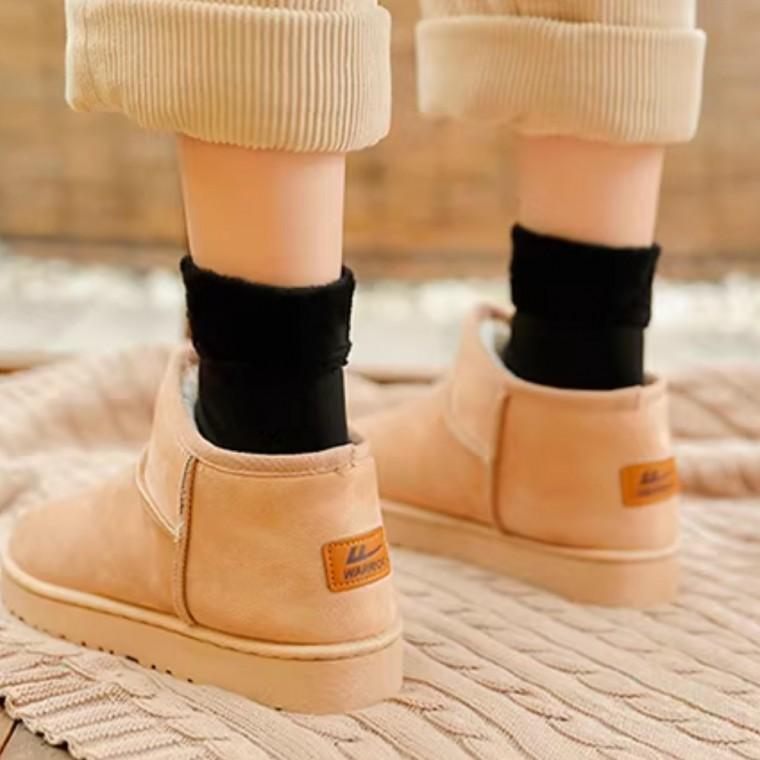 데일리 포근한 착용감 겨울 여성용 기모 중목 털양말