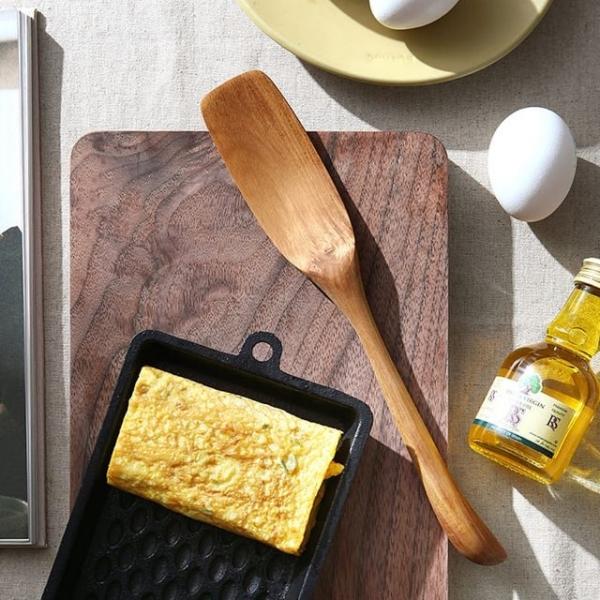 통 원목 섬세한 계란말이 부침개 - 티그 우드 애그팬