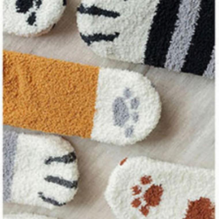 냥이 수면 여성 선물 도톰 기모 귀여운 겨울 보온 조리원 양말 따뜻한 겨울양말