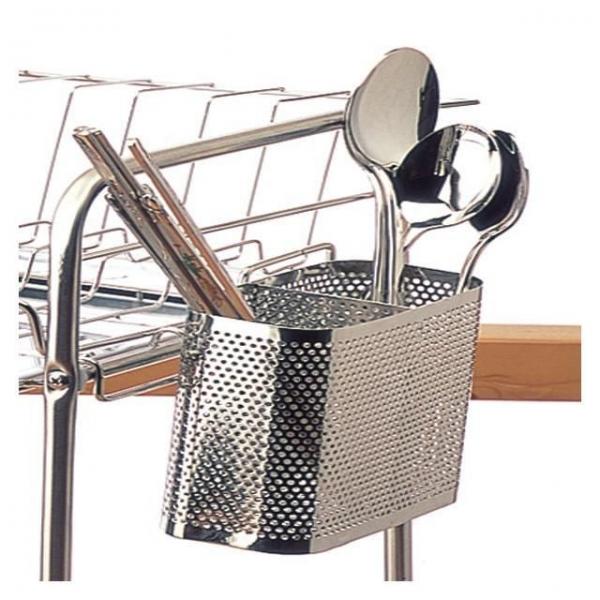 스텐 수저통(대) 걸이용 식기건조대 부착 수