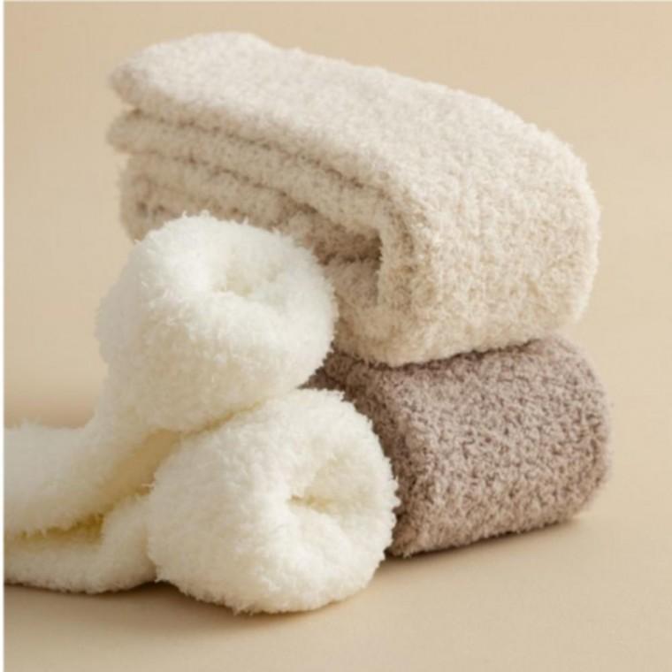 겨울양말 뽀글이 니삭스 롱 전체 선물 귀여운 패션 수면 보온 조리원 양말 여자