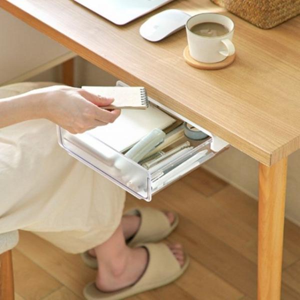 책상 테이블 슬라이딩 서랍함 소 정리 보관 수납 용품