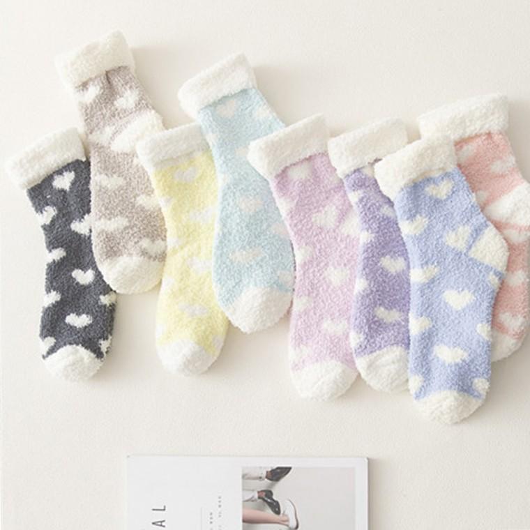 겨울양말 뽀숨이 극세사 수족냉증 임산부양말