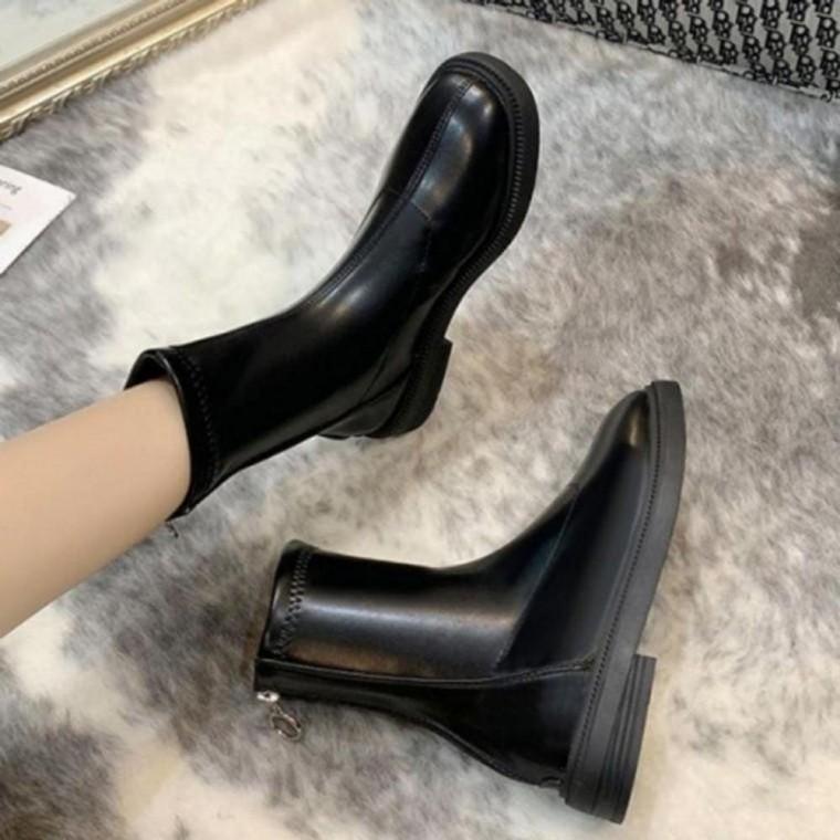 여성 겨울 방한 보온 고급 정장 구두 발목 앵클 부츠 여성신발 겨울슬리퍼 부츠 패션잡화 미끄럼방지양말