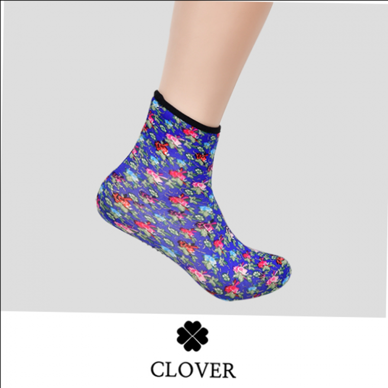 귀한발을 크로바 따뜻하게 미끄럼방지 귀족 요술 버선 크로바귀한발을 입원양말 5P