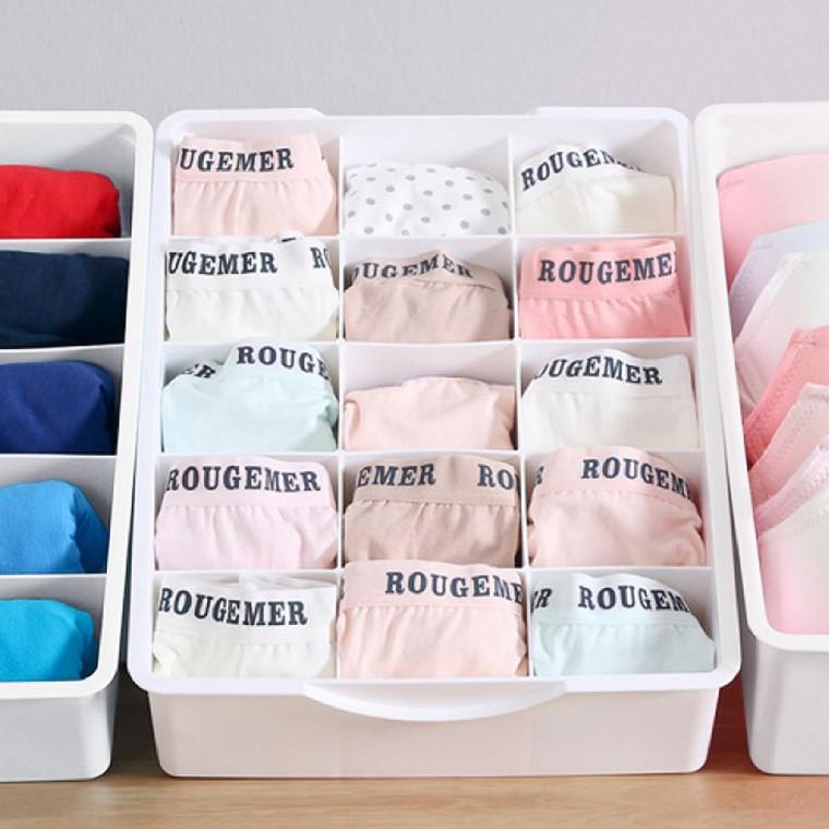 플라스틱수납함 다용도 정리 양말 15칸