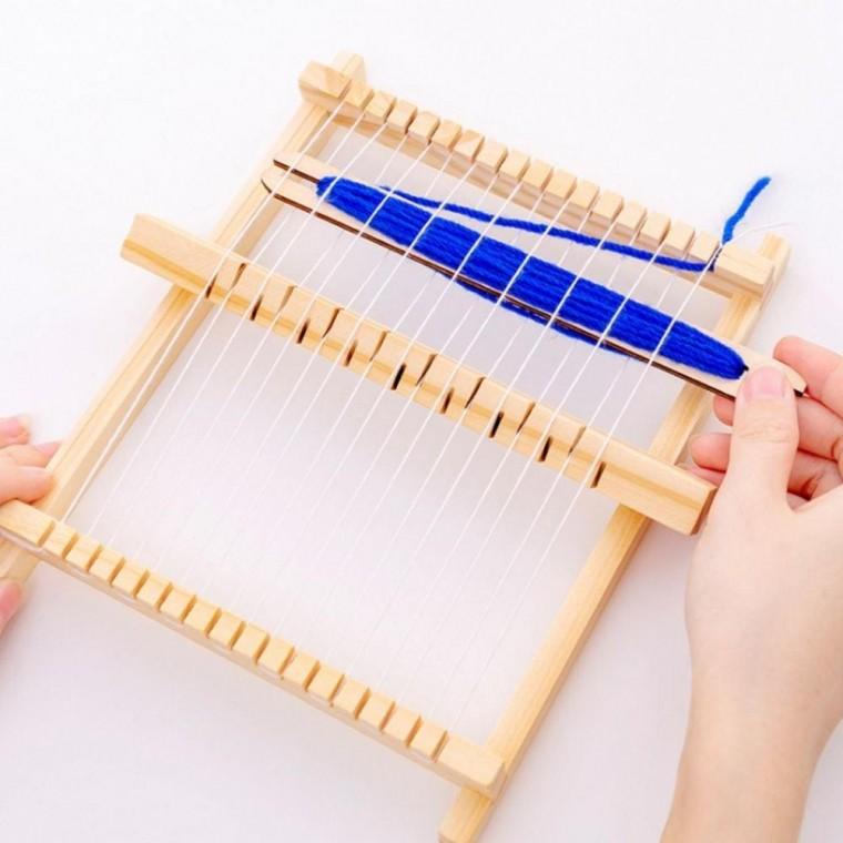 위빙틀 공예 티코스터 양말목 직조 기 만들기