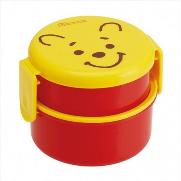 푸우 페이스 미니2단 도시락 (포크포함)