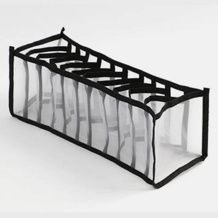 속옷양말 11칸 간편 보관 정리함 (블랙)