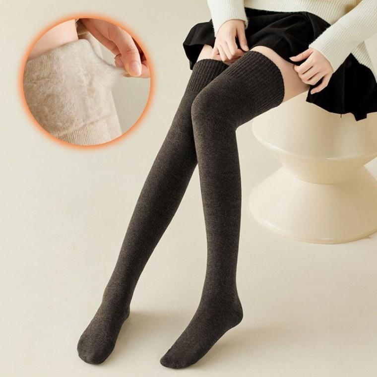 여성 니삭스 다리워머 롱부츠 무릎양말 기모 하이삭스 3컬러