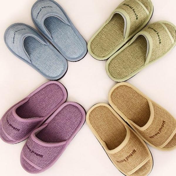 내츄럴 마직 거실화