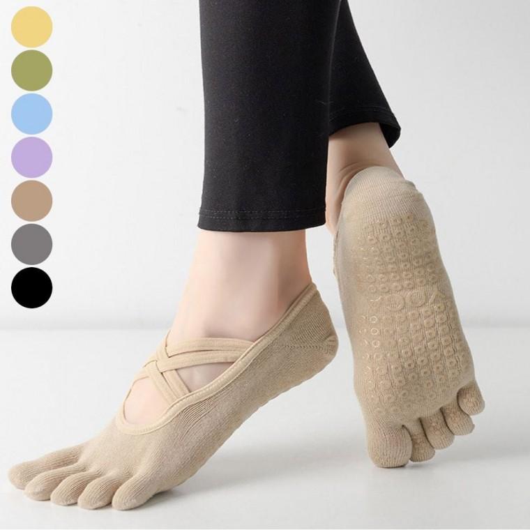 발등 논슬립 필라테스 발가락양말 여자 스트랩 요가