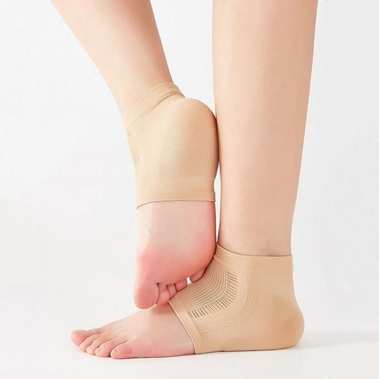 패드 양말 5세트 보습 쿠션 발뒤꿈치 보호 실리콘