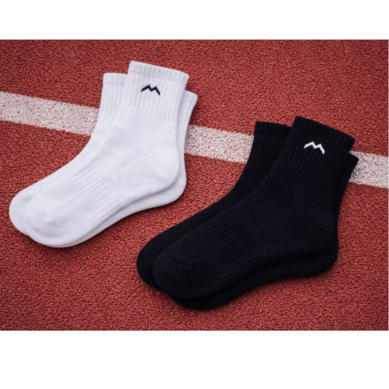 에브리굿 남성 여성 M퍼포먼스 이중쿠션 중목 두툼한 사계절 스포츠 양말 5켤레 1세트