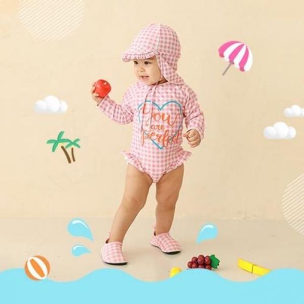 아쿠아슈즈 체크 유아동 물놀이신발