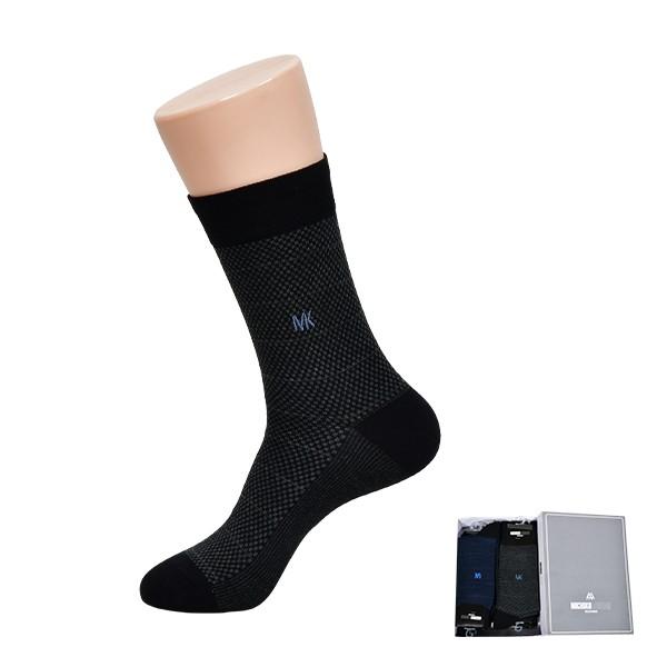 미치코런던 모던한 패턴 신사빅사이즈 장목 양말0010oo