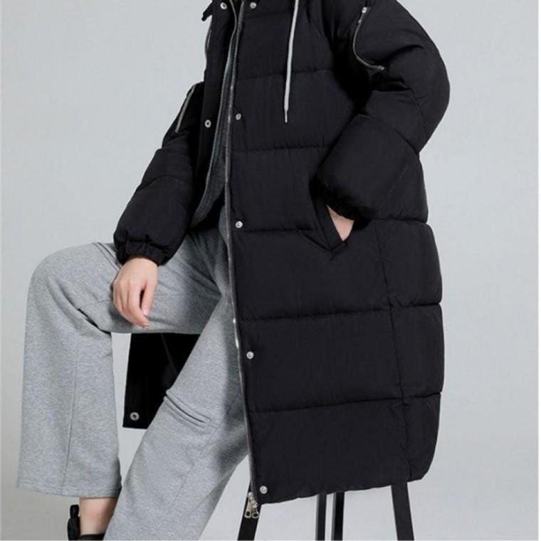 여자 겨울 모자달린 롱파카 잠바 점퍼 패딩 겨울 여성 롱 옷 옷 롱 패딩 여성 겨울 점퍼 잠바