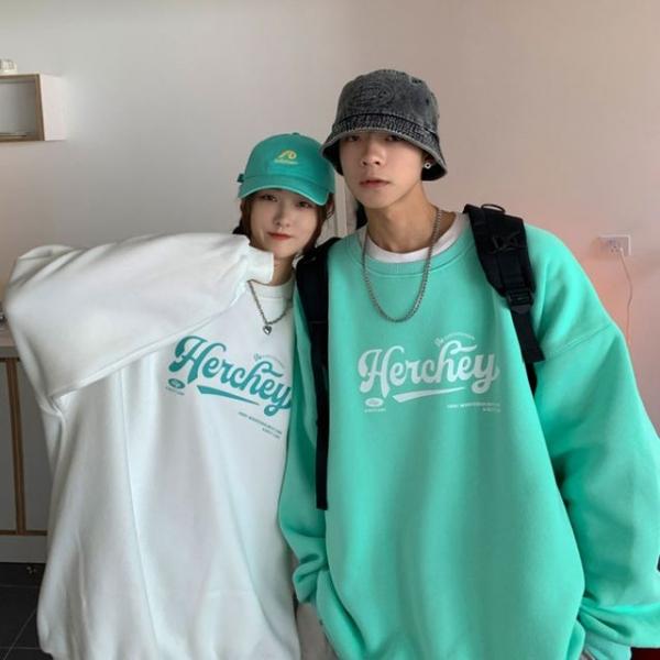 커플 캐주얼 공용 오버핏 맨투맨 티셔츠