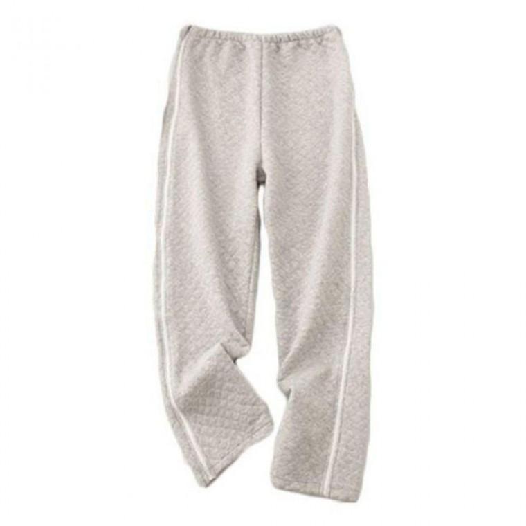 겨울용환자복 편한 노인 간호복 노인간호복 바지 겨울용 착용감 트임 환자복