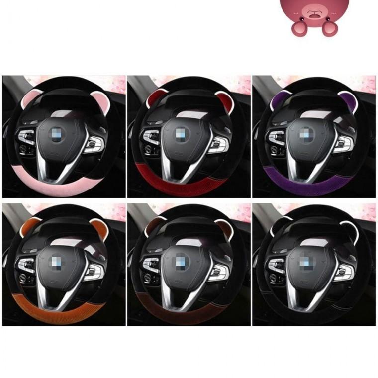 겨울핸들커버 곰돌이핸들커버 겨울 털 핸들 자동차 곰돌이 커버 보온