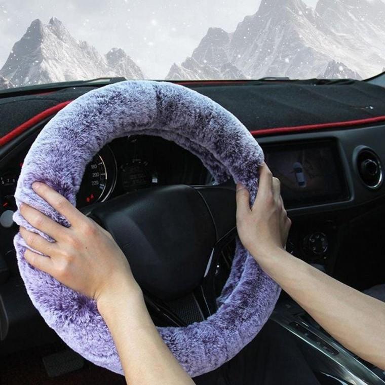 겨울핸들커버 보들보들 따뜻한 자동차 핸들커버 겨울 인테리어 자동차핸들커버 용품