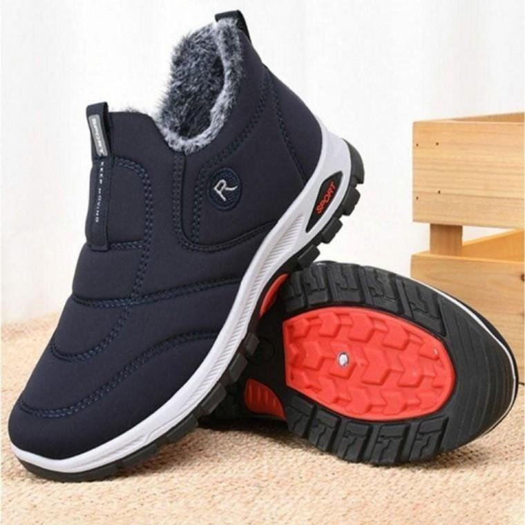 남여공용 겨울 기모 패딩부츠 털슬립온 털운동화 패딩신발 겨울 패션 방한 기모신발 스니커즈