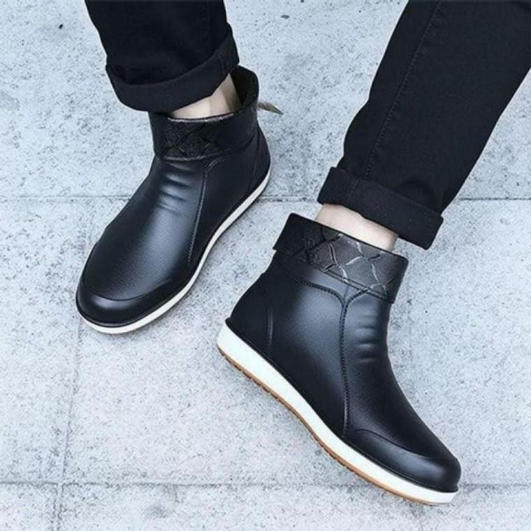 겨울 보온 하이컷 스니커부츠 방한 패딩 남성부츠 보온신발 퍼안감화 방한화 남성슈즈 겨울신발 쿠션아웃솔