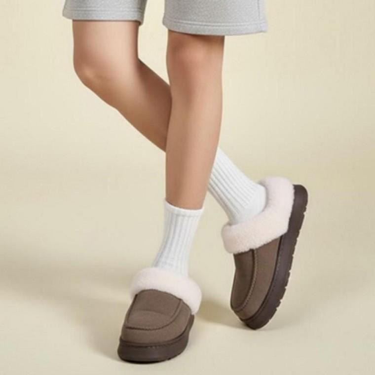 여성 겨울 웜 퍼 보온 쿠션 털 슬리퍼 실내화 여성슬리퍼 겨울 패딩부츠 털신발 털슬리퍼 사무실