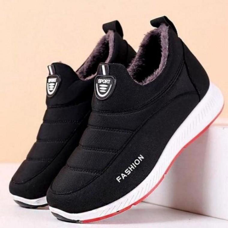 겨울 남성 방한화 신발 따뜻한 털 안감 패딩 슬립온 신발 슬립온 안감 털 남성 방한화 따뜻한 패딩 겨울