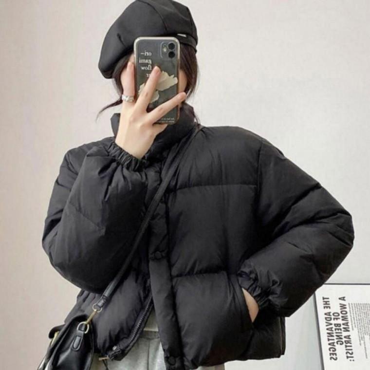여성 겨울 루즈핏 웰론 숏 점퍼 파카 패딩 자켓 컬러 여자 숏 아우터 루즈핏 패딩 데일리 여성 겨울