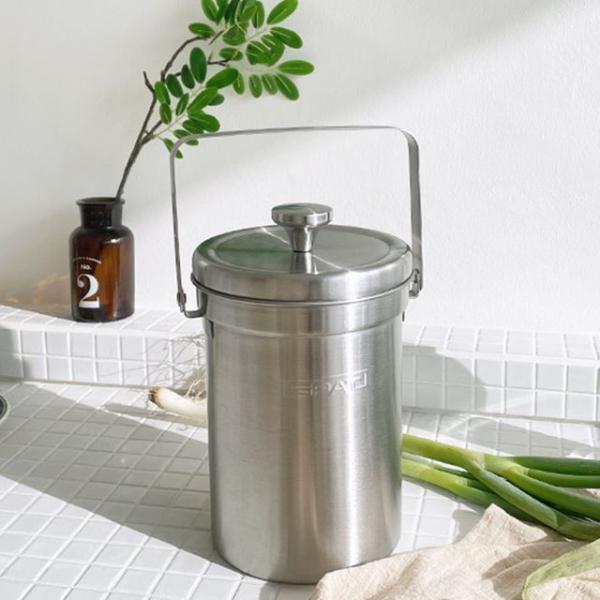 올스텐 냄새차단 원룸 자취 싱크대 음식물쓰레기통