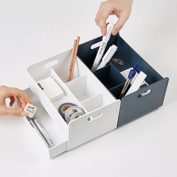 콤보 수납정리함 데스크 펜홀더 오거나이저