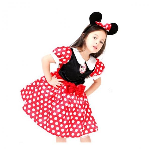 미니마우스 2종세트 캐릭터 여아원피스 코스튬 파티옷