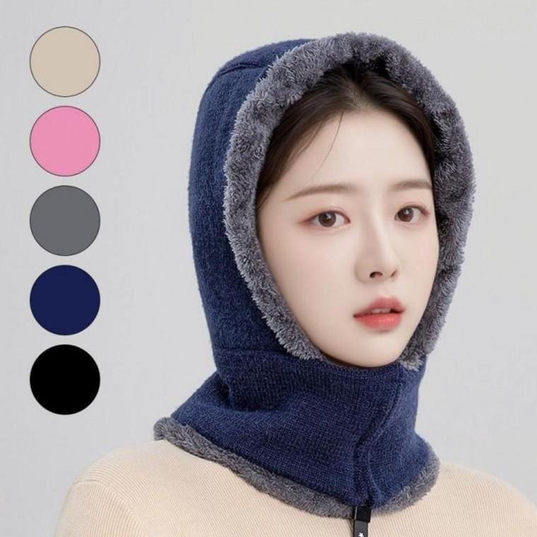 예스키모 집업워머 퍼니트워머 겨울 복면 후드넥워머 털모자 바라클라바 페이크카라 목커버 목도리 겨울넥