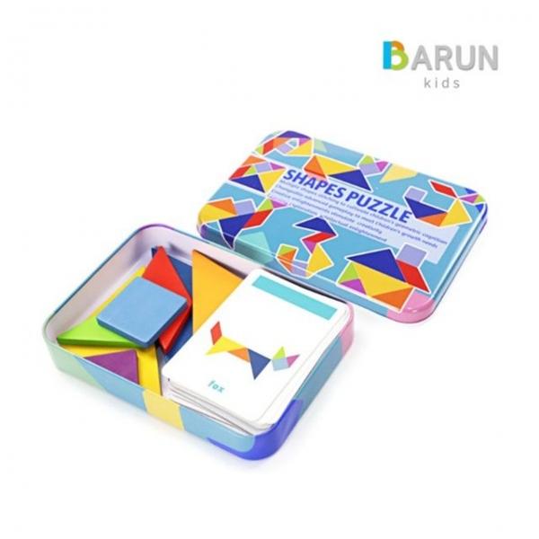 바른키즈 칠교 퍼즐 / 탱그램퍼즐 활동카드포함