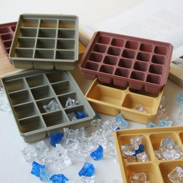 실리콘 아이스 트레이 2P 세트 얼음틀 이유식큐브