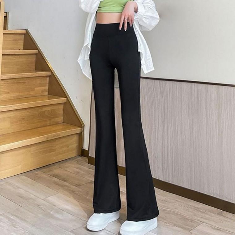 기모 겨울 팬츠 안감 나팔바지 방한 부츠컷 여자 겨울