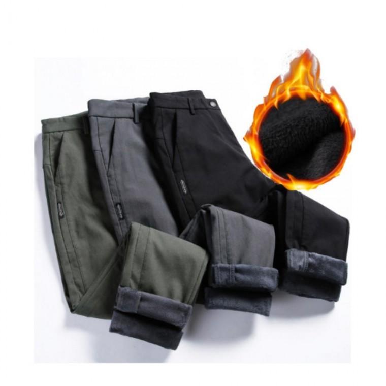 방한 기모 바지 일복 현장 기모 겨울 남자 팬츠 따뜻한 한파 방한 겨울 안감